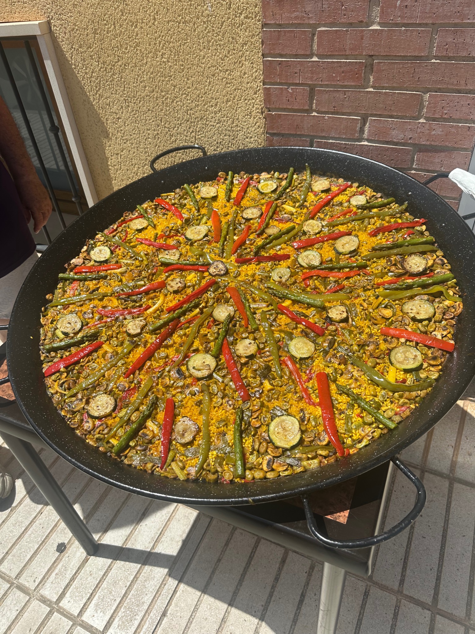 Paella vegetariana de Paelles Janet