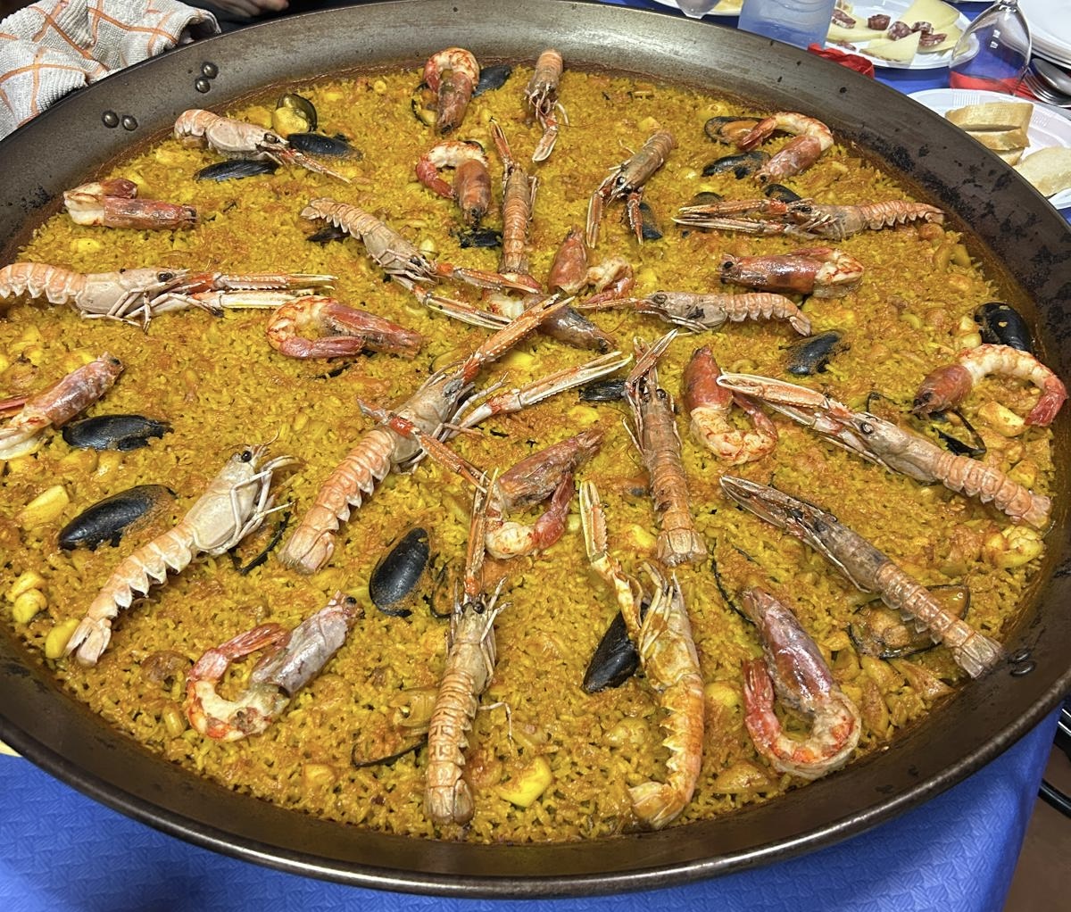 Paella de mariscos de Paelles Janet