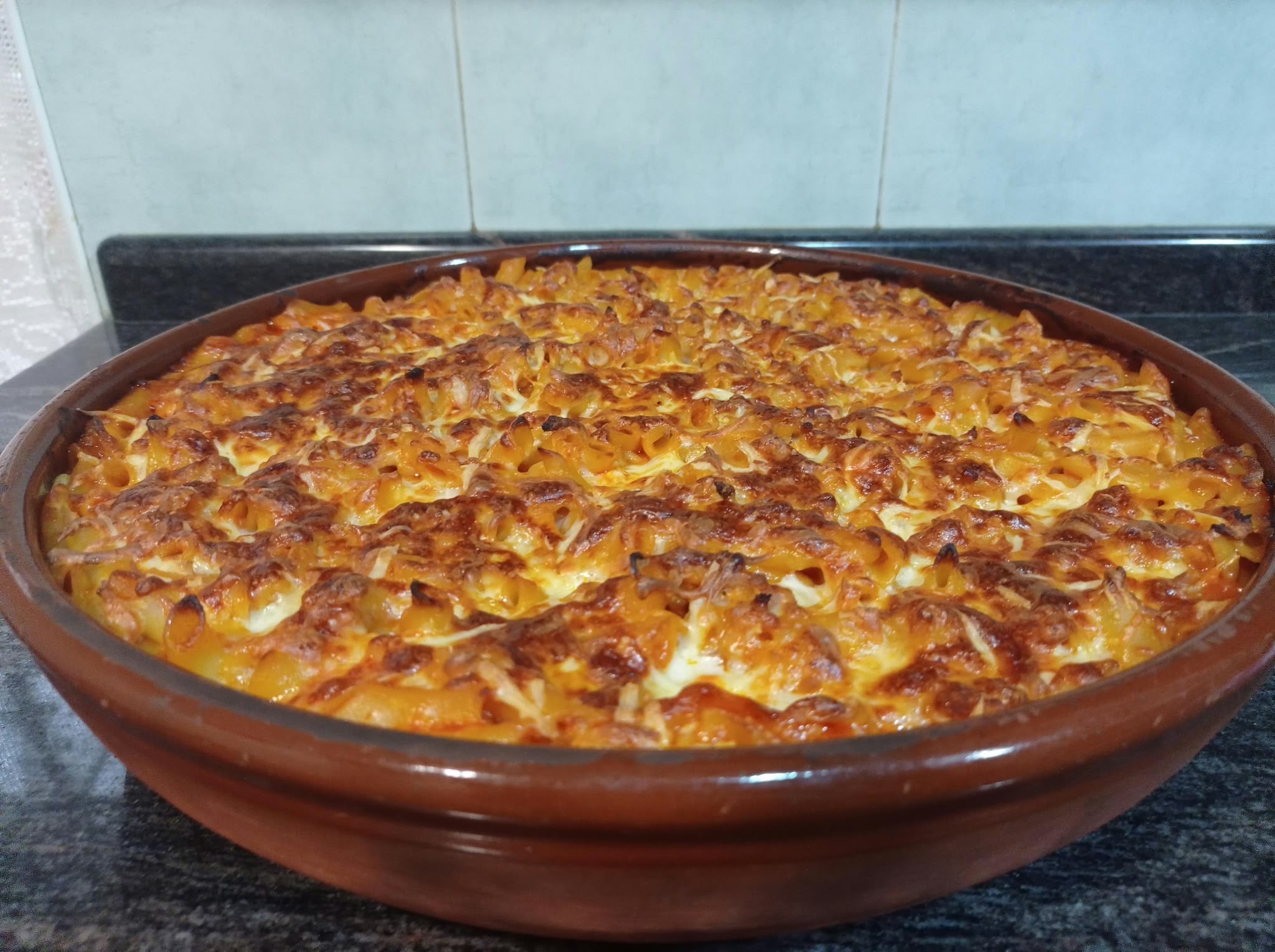 Macarrones al horno de Paelles Janet