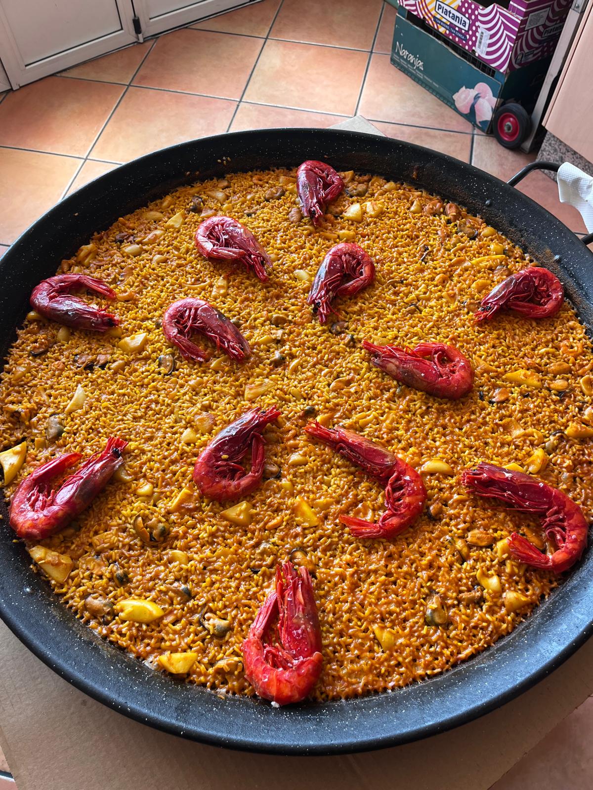 Arroz de carabineros de Paelles Janet